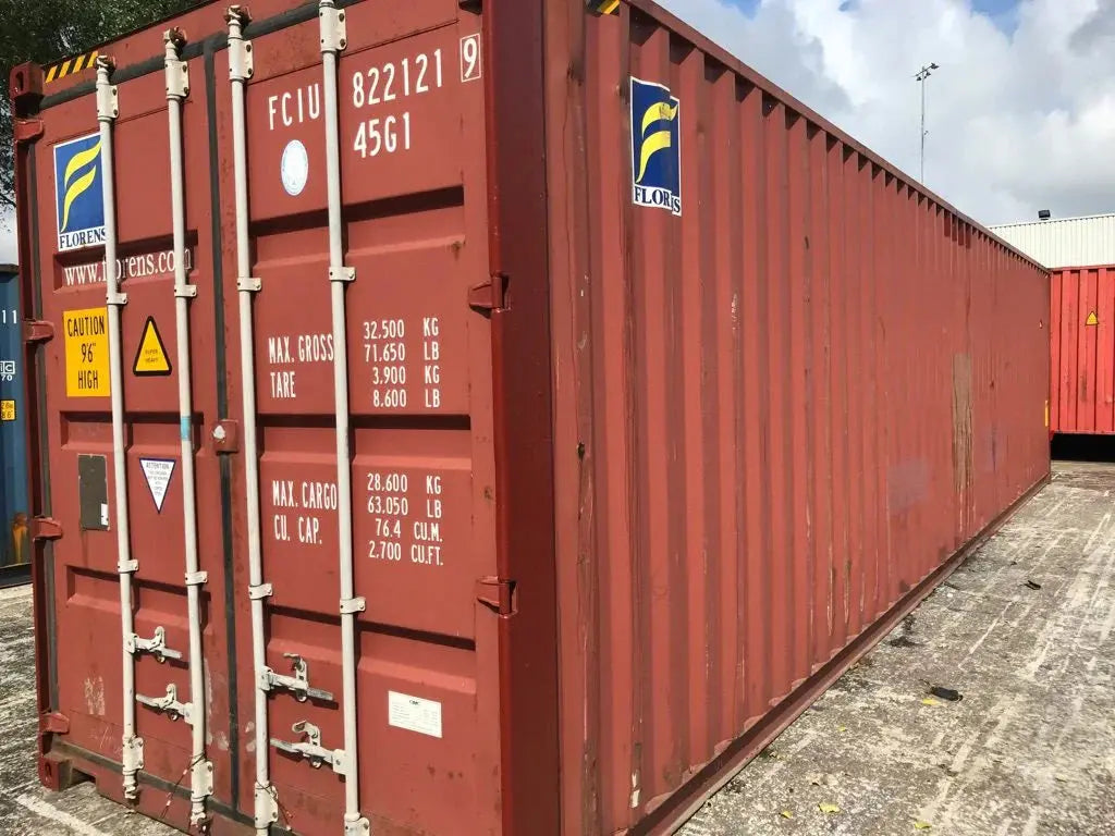 Contenedor marítimo HIGH CUBE de 40 pies Usado