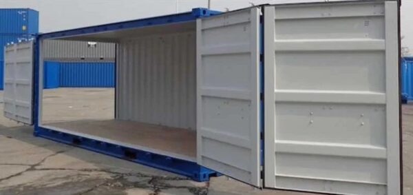 Contenedor de envío hc de 20 pies con lados abiertos